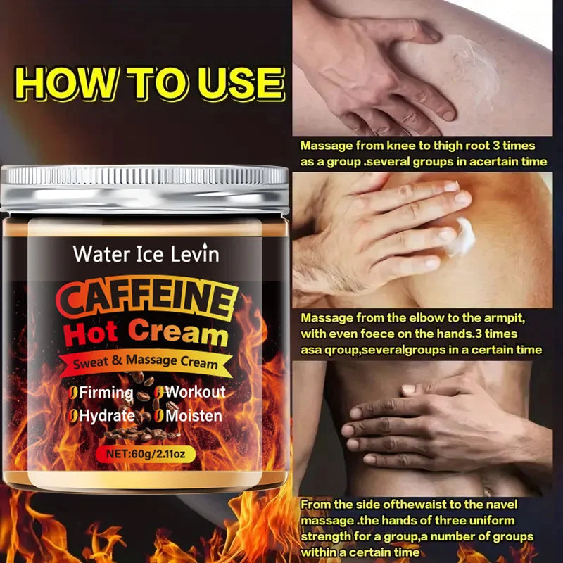 Caffeine Thermal Massage Cream – Firming Moisturizer 60g