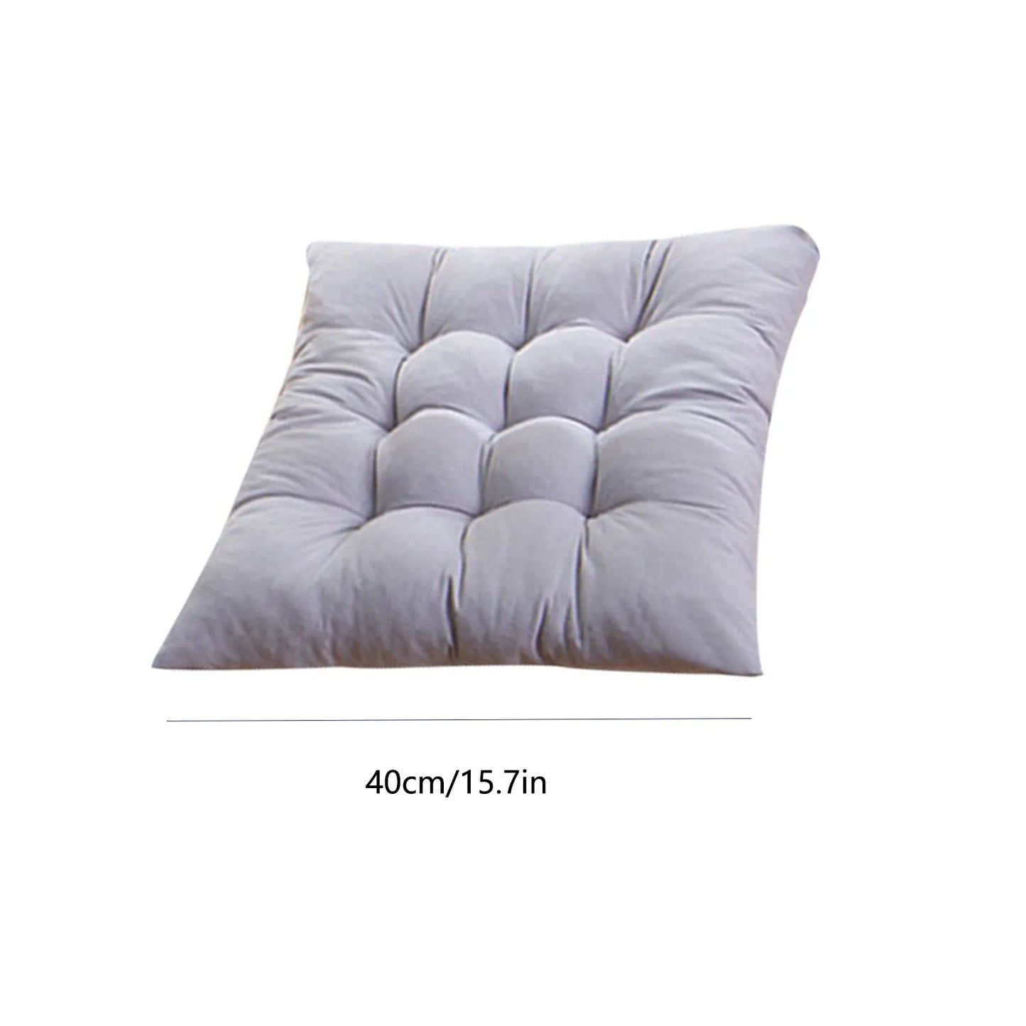 40cm Throw Pillow Chair Fixed Rope Non-Slip Seat Cushion Nap Pillows Home Office Chair Cushion Seat Soft Pad Pillow Sofa Cushion Peaceful Pleasures Health and Wellness