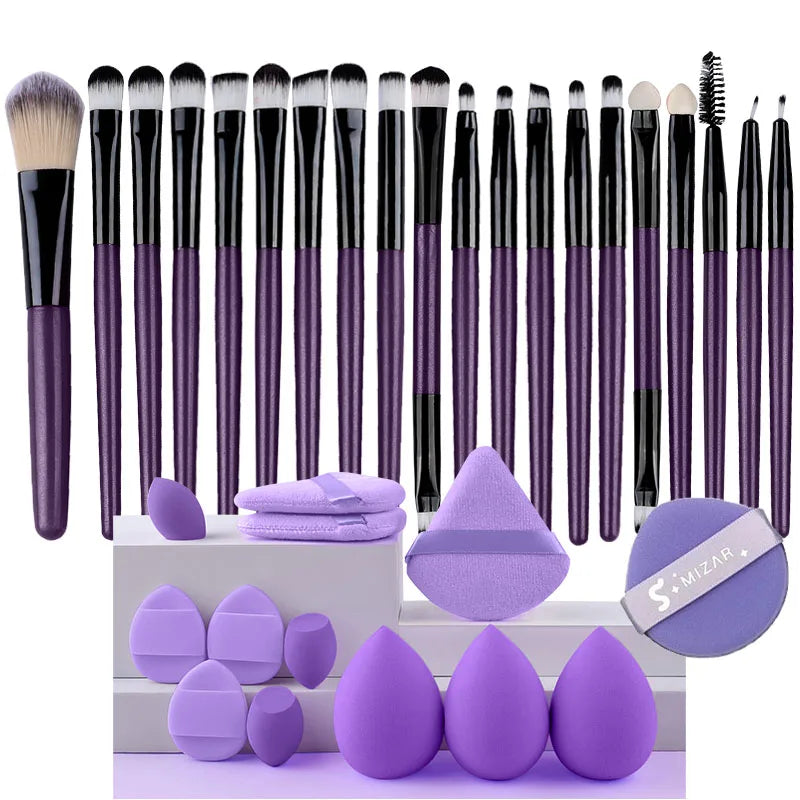 RUNTOIN 20pc Makeup Brush Set – Eye, Face & Blending Brushes