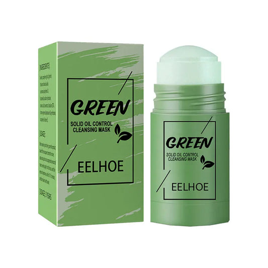 Green Tea Solid Face Mask Stick – Pore Cleanse & Oil Control Face Mask Stick Peaceful Pleasures Health and Wellness