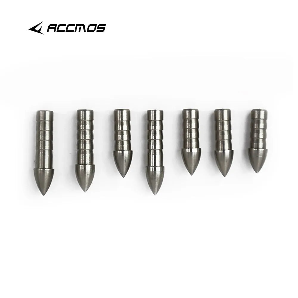 Archery ID3 2 4 5 6 8 0 Stainless Steel Insert Arrowhead Point Tips