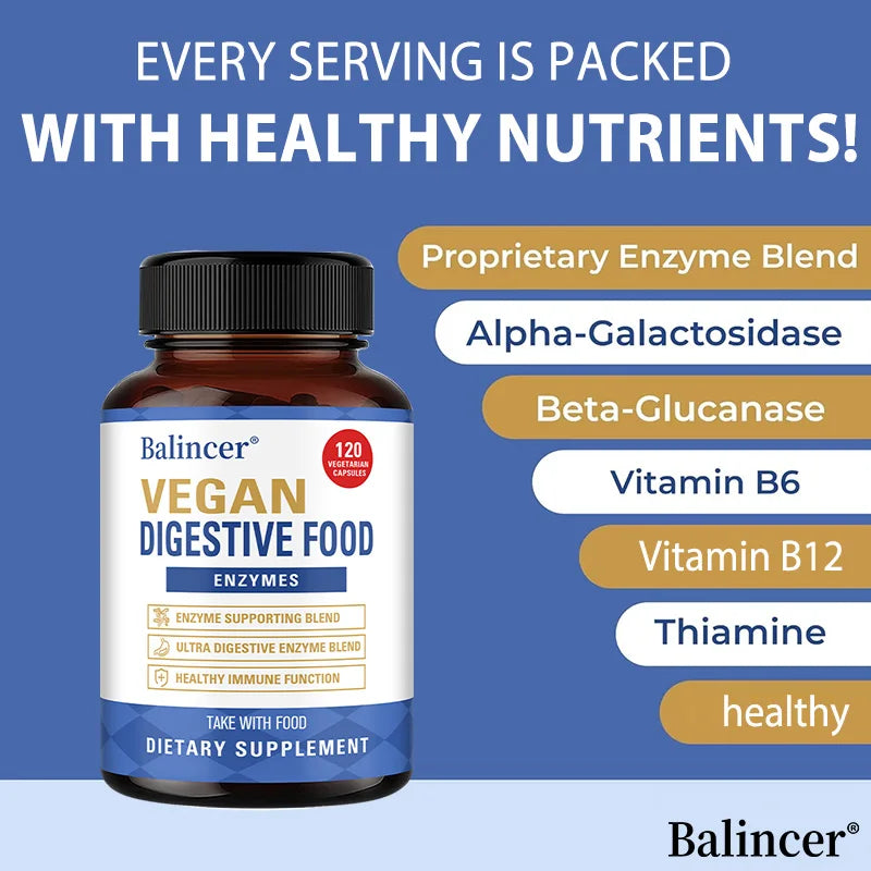 Digestive Enzymes with Prebiotics & Probiotics Capsules, Gut Health, Bloating & Gas Relief, Immune & Nutrient Absorption Support Peaceful Pleasures Health and Wellness