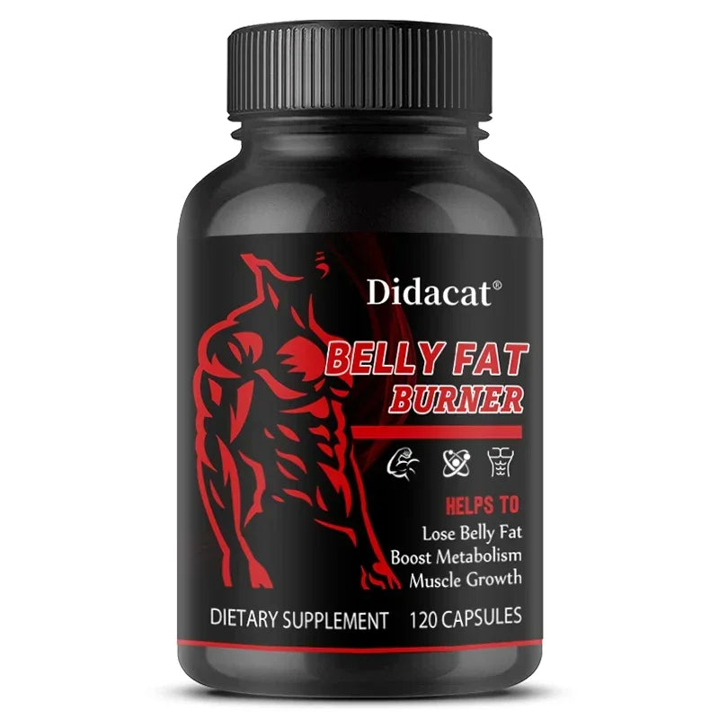 Belly Fat Burner Capsules - Fat Burning, Supports Energy Metabolism, Appetite Suppression, Weight Management Dietary Supplement Peaceful Pleasures Health and Wellness 120 count-1 bottle