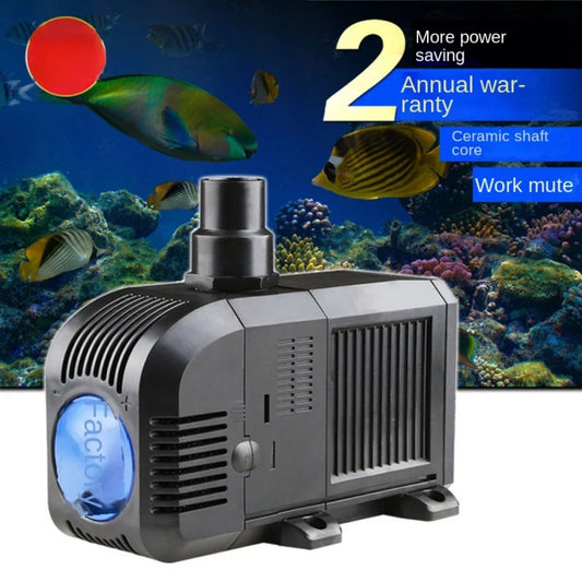 Fish Tank Quiet Frequency Circulating Filtration Pump 7/8/20/25/35/45/55W Multi-Function Submersible Aquarium Water Pond Pumps Peaceful Pleasures Health and Wellness
