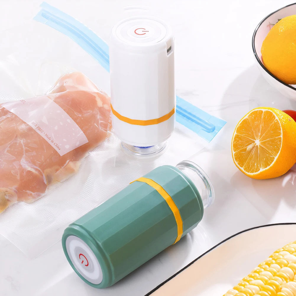 USB Rechargeable Handheld Vacuum Sealer | Sous Vide & Food Storage
