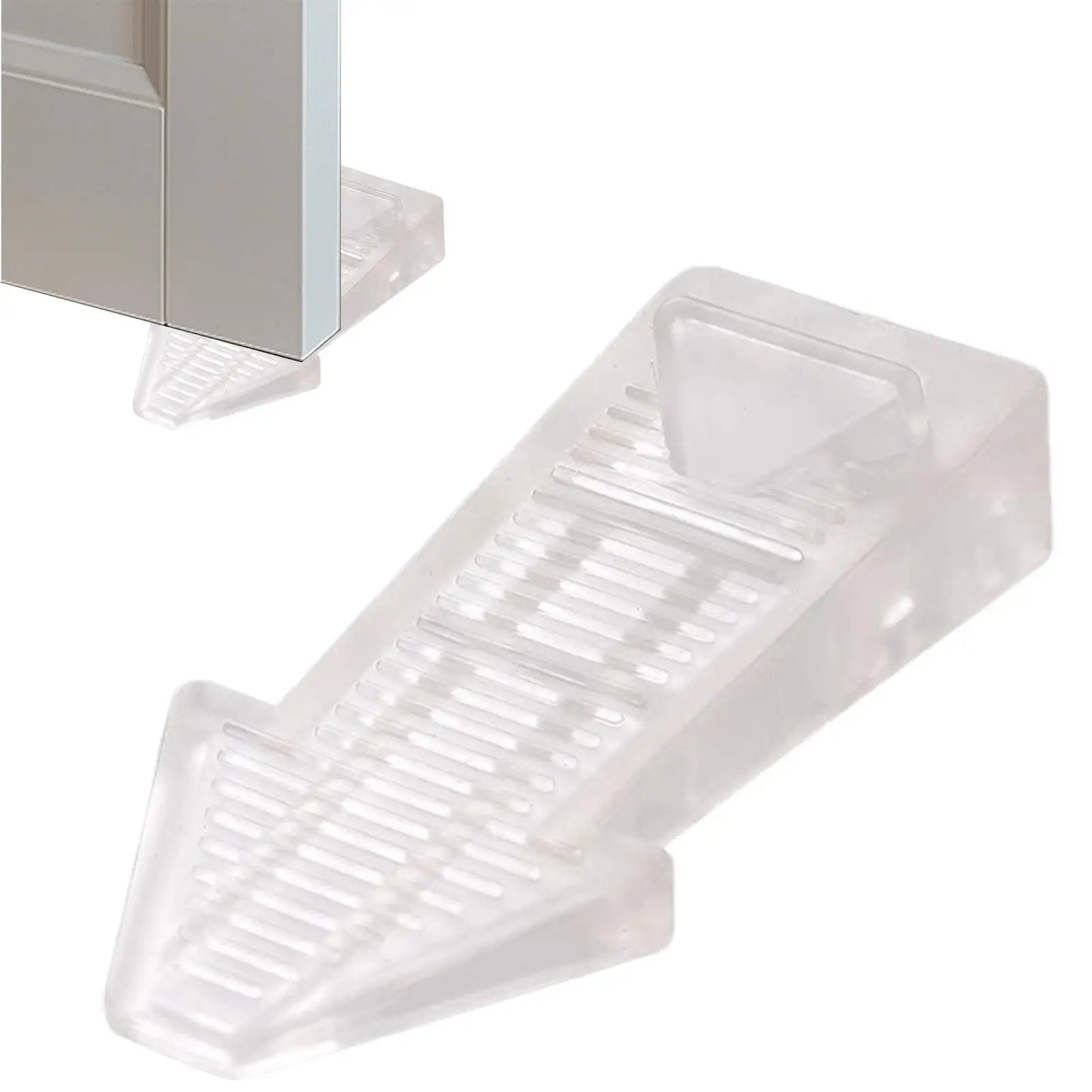 Anti-Slip Rubber Door Stopper Wedge for Home & Office