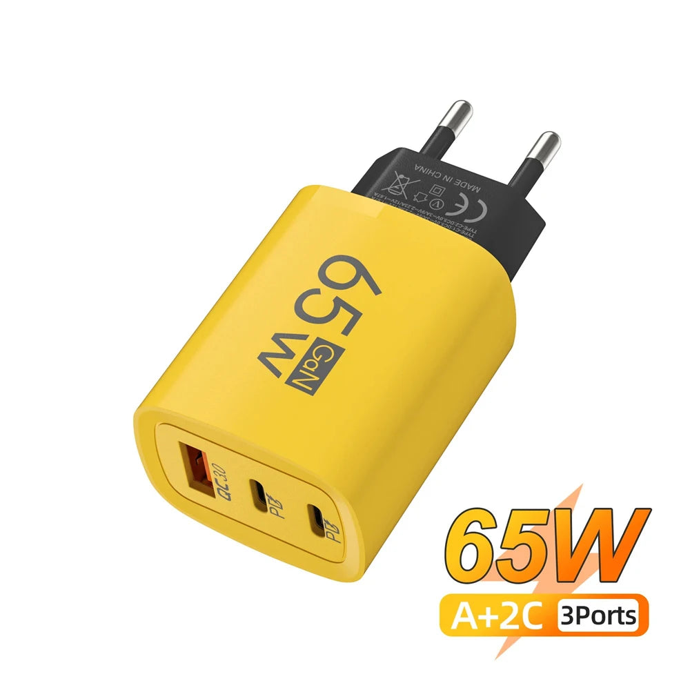 65W GaN USB-C Fast Charger | iPhone Samsung Xiaomi