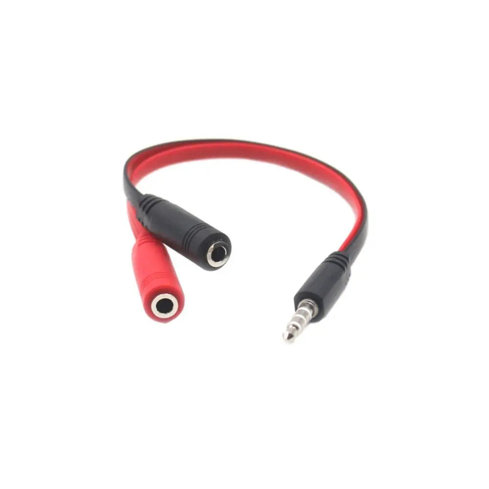 Durable 1 Male To 2 Female 3.5 Jack Audio Splitter Cable 1 Female To 2 Male Adapter Cord Stereo Audio Cable Smart Phone Peaceful Pleasures Health and Wellness