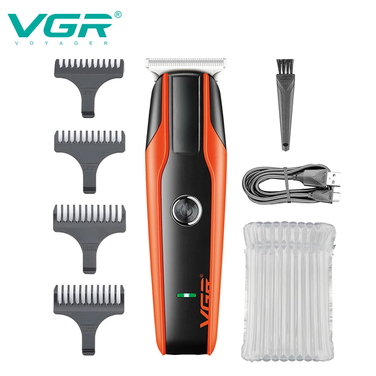 VGR 999 new electric clipper USB rechargeable oil head carving hair clipper electric pusher hair trimmer Peaceful Pleasures Health and Wellness 999 NO box
