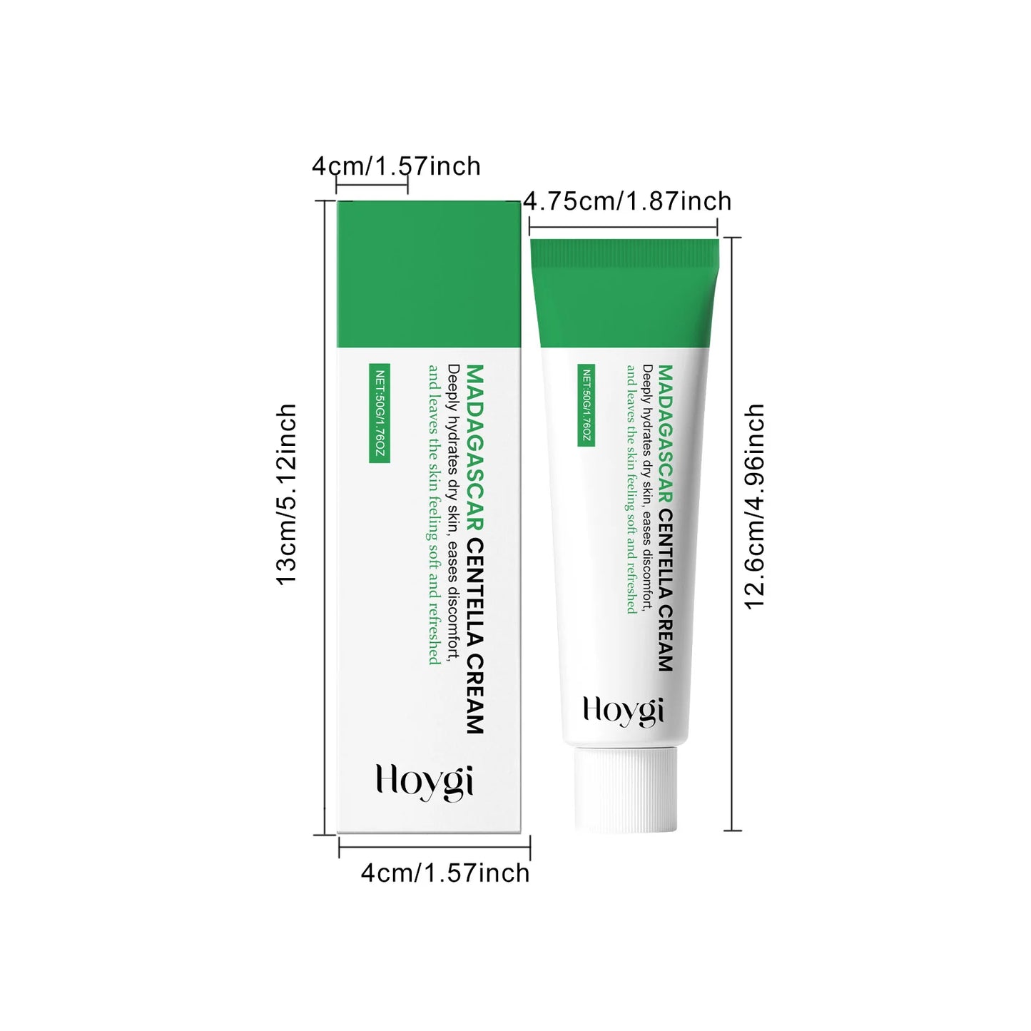 Centella Asiatica Skincare Set – Cleanser, Cream & Serum