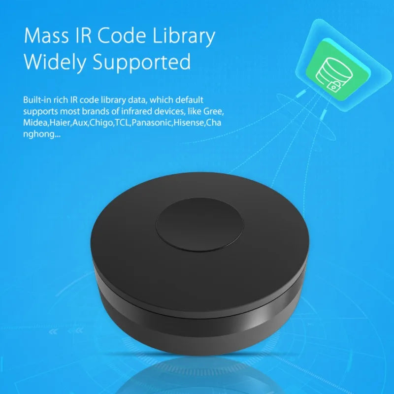 Tuya WiFi IR RF Universal Remote Control Smart Controller Compatible with Alexa Google Assistant for AC TV Home Appliances Peaceful Pleasures Health and Wellness