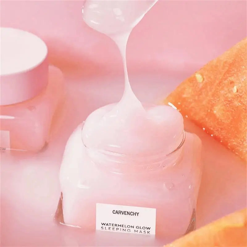 Watermelon Overnight Sleeping Mask – Hyaluronic Acid & AHA