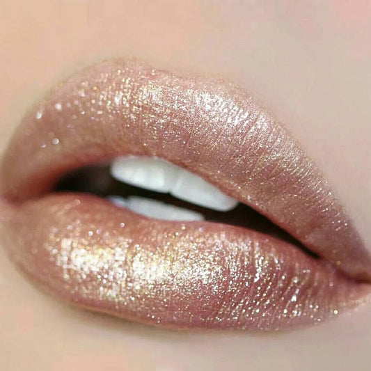KAFURUX Glitter Metallic Lipstick – Shimmer Lip Tint & Moisturizer Glitter Metallic Lipstick Oasis Select