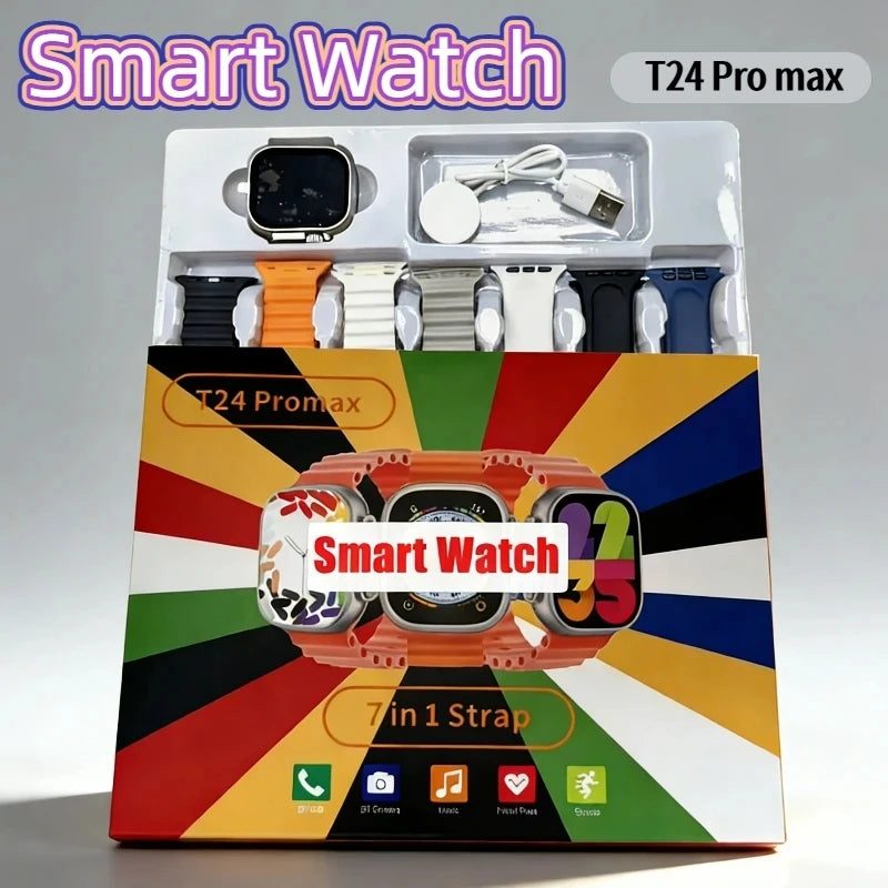 7 Watch Straps Smart Men Women Health Fitness Tra Bluetooth Phone
