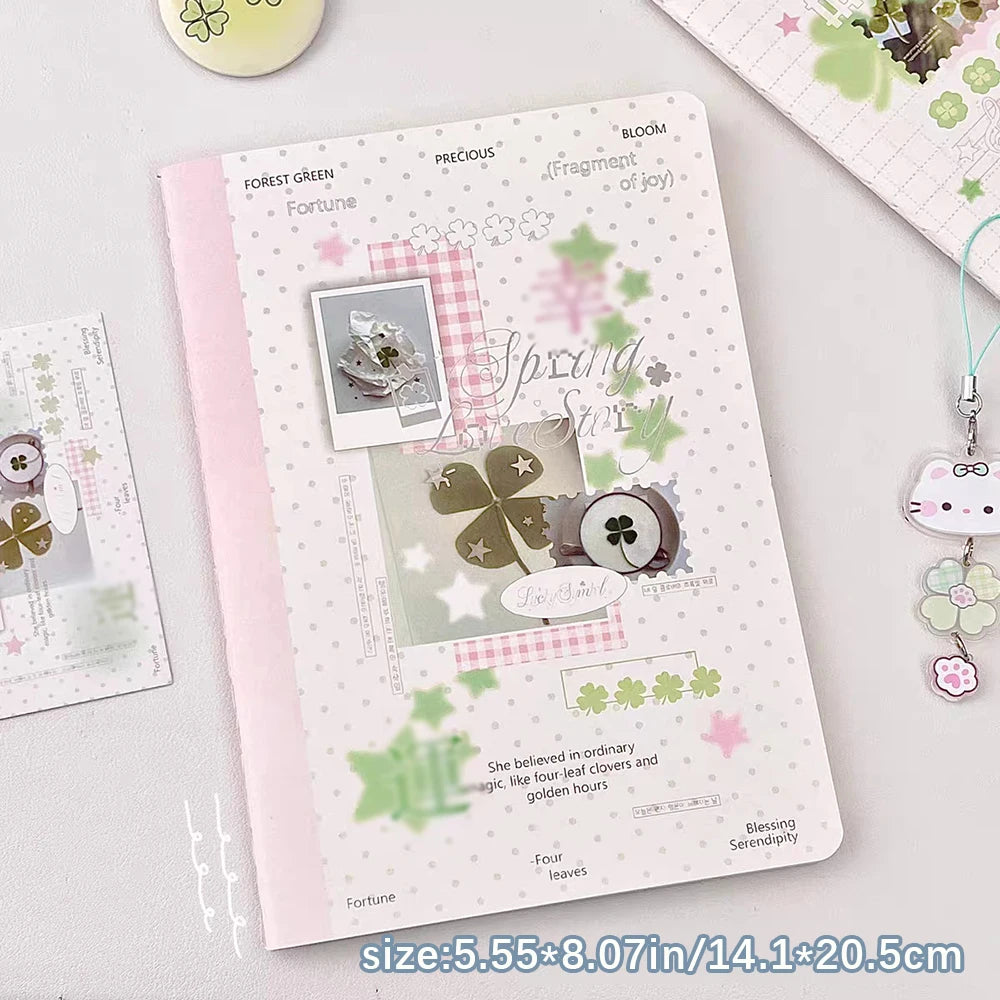 Clover Story Series A5 Car Notebook Appearance Ins Fresh Student