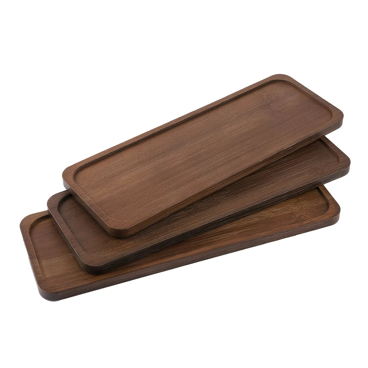 Bamboo Vanity Tray – Bathroom Counter Organizer for Soap, Perfume, Candles & Jewelry