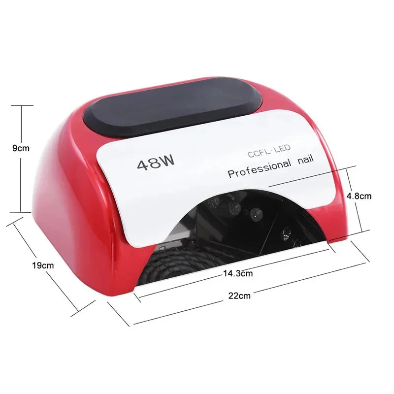 VamsLuna 48W UV LED Nail Lamp | Professional Gel Nail Dryer