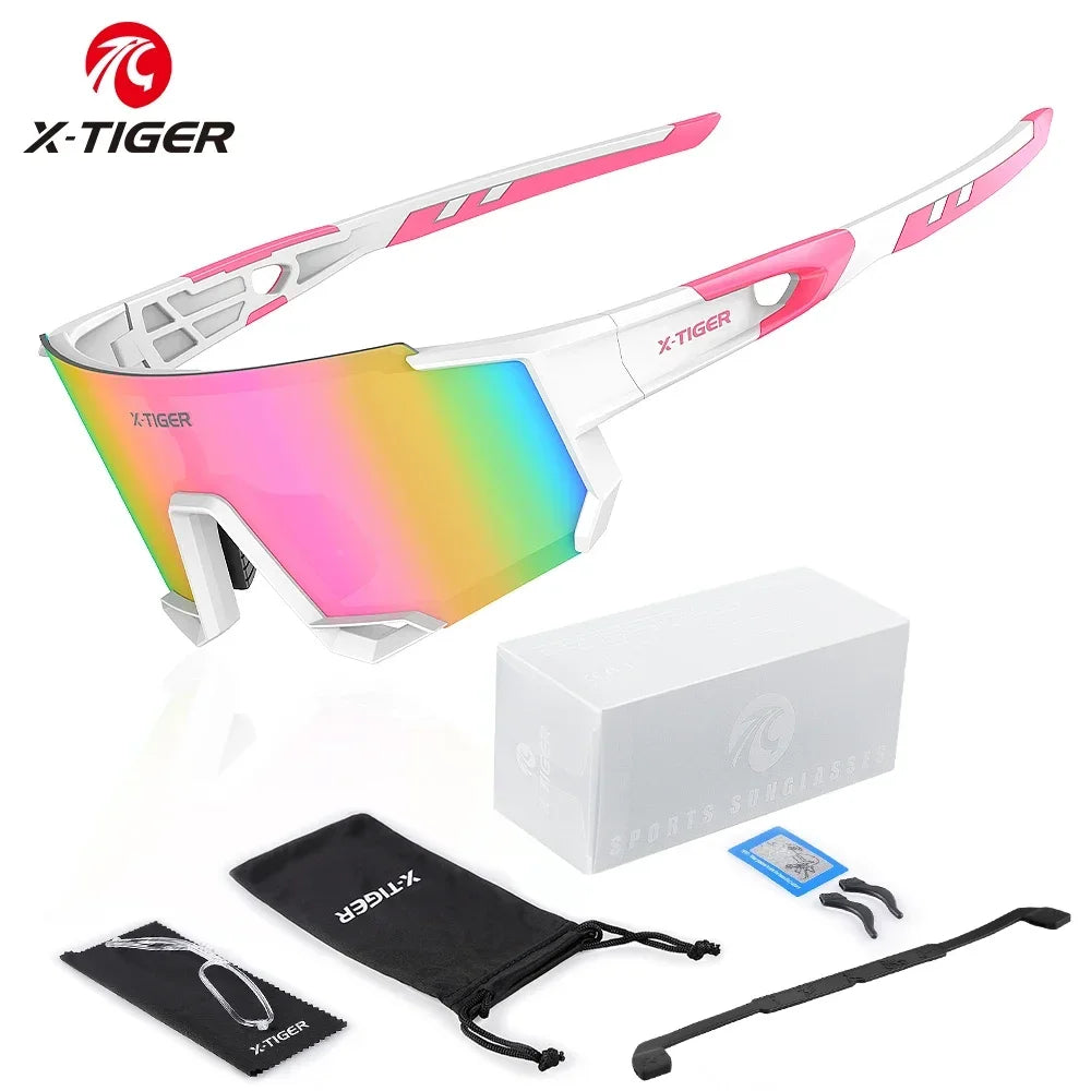 X-TIGER Polarized Cycling Glasses UV400 Sports Sunglasses