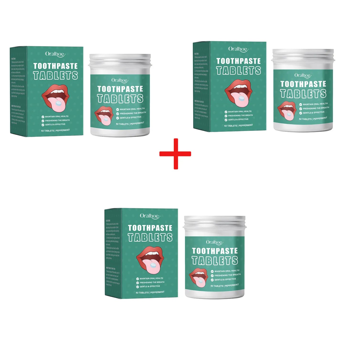 Oralhoe Jasmine Toothpaste Tablets – Whitening & Fresh Breath