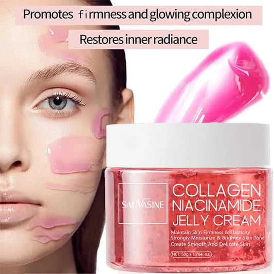 Collagen Jelly Cream Niacinamide And Hydrolyzed Collagen Strengthen The Skin Barrier Lasting Moisturizing The Skin Face Care Peaceful Pleasures Health and Wellness Default Title