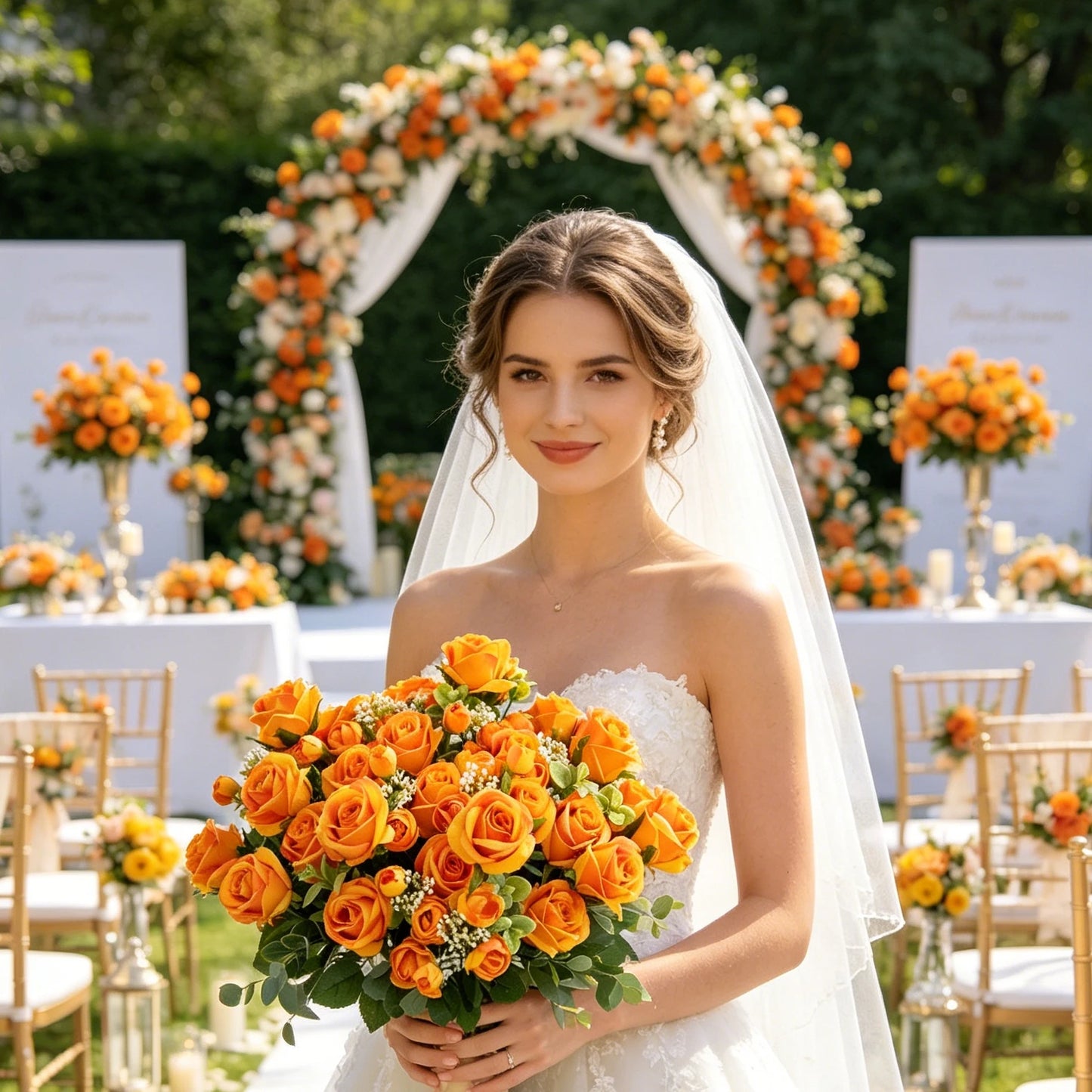 Artificial Silk Rose Bouquet | Wedding & Home Décor Flowers
