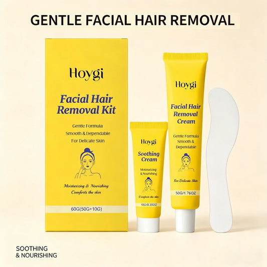 Facial Hair Removal Cream Kit – Sensitive Skin, Shea Butter 60g Hair Removal Cream Oasis Select