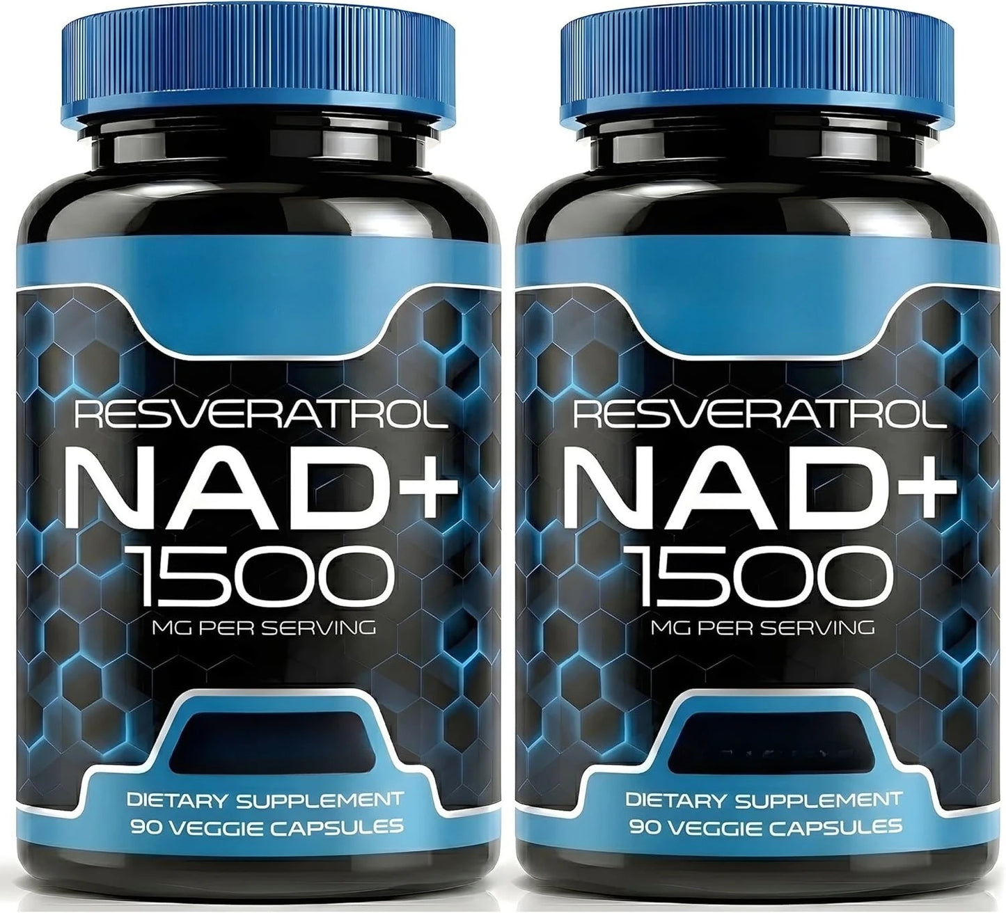 Liposomal NAD+ 1200mg & Trans-Resveratrol 300mg | 90 Vegan Caps