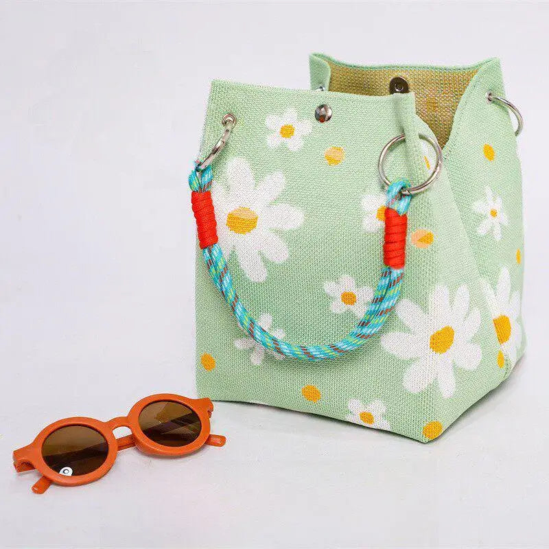 Cute Knitted Handbag with 3D Magnetic Snap | Women's Clutch