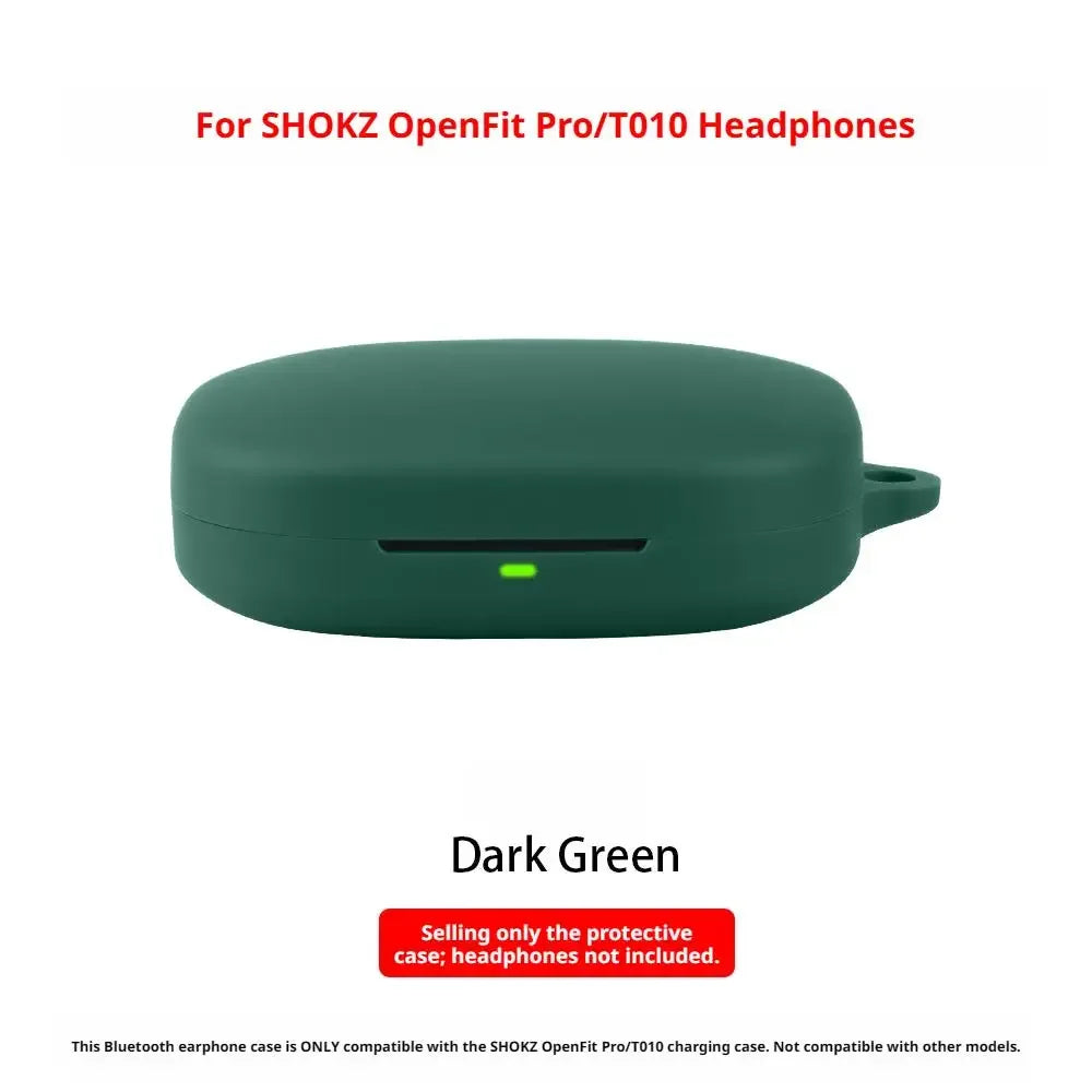 Silicone Protective Case for SHOKZ OpenFit Pro T010 Wireless Headphone Protector Case Cover Shell Housing Anti-dust Sleeve Peaceful Pleasures Health and Wellness 04