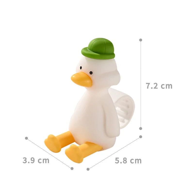 New Bear Duck Punch-free Door Anti-collision Pad Room Bathroom Door Handle Silicone Silent Protection Pad Door Handle Cover Peaceful Pleasures Health and Wellness A7