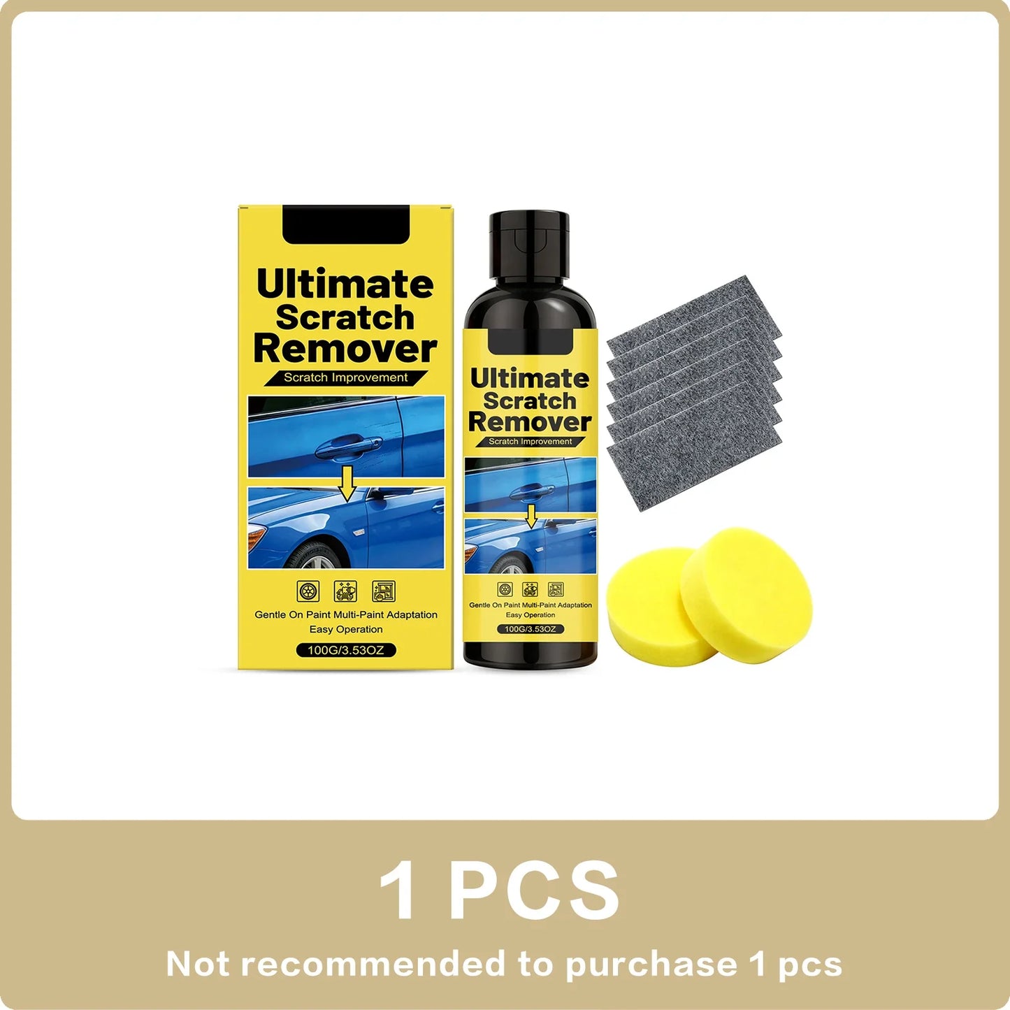Car Scratch Repair Kit – Restore Paint Gloss & Remove Scuffs