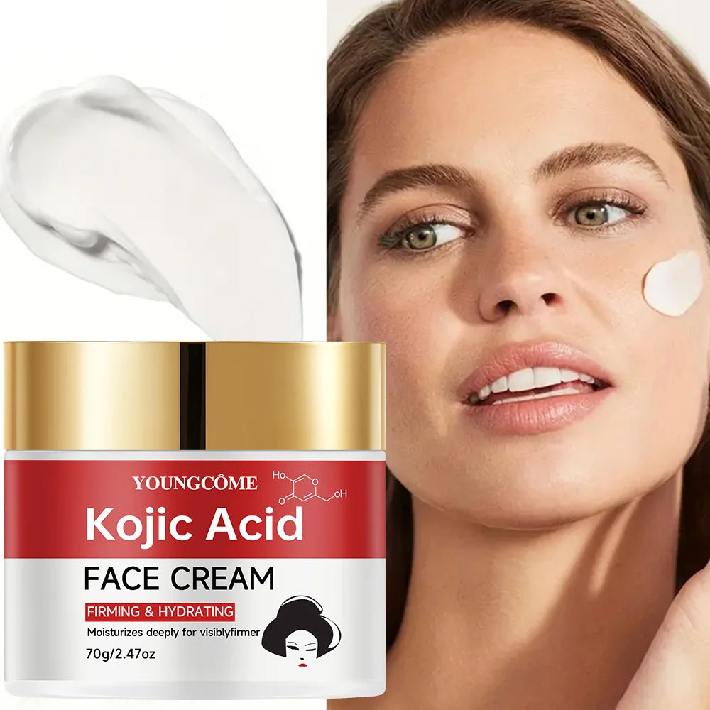 Kojic Acid Face Cream - Deep Hydration & Skin Tightening, Natural Moisturizing Formula for All Skin Types 40/70g Peaceful Pleasures Health and Wellness