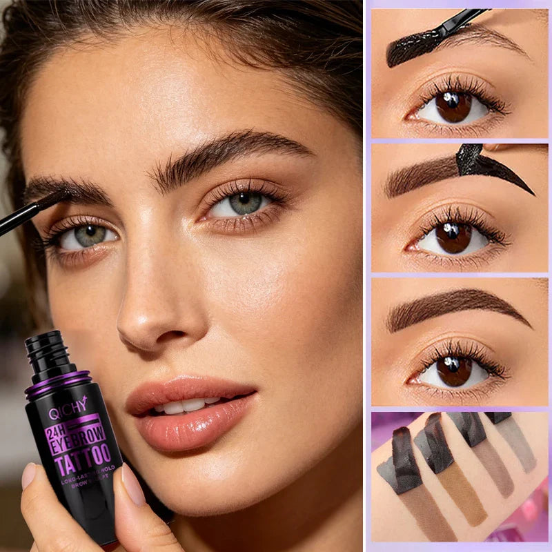 Waterproof Tear-Off Eyebrow Dye Cream – Long-Lasting Color
