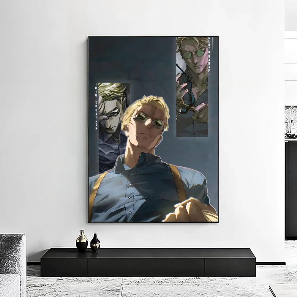 Jujutsu Kaisen Kento Nanami Minimalist Canvas Wall Art Print