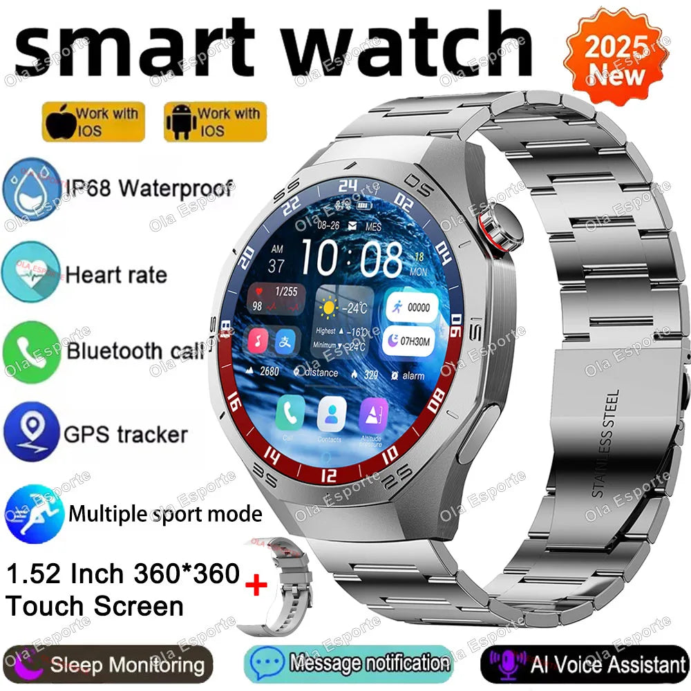 Ola Esporte HT30 Smartwatch – Bluetooth Calling & Heart Rate