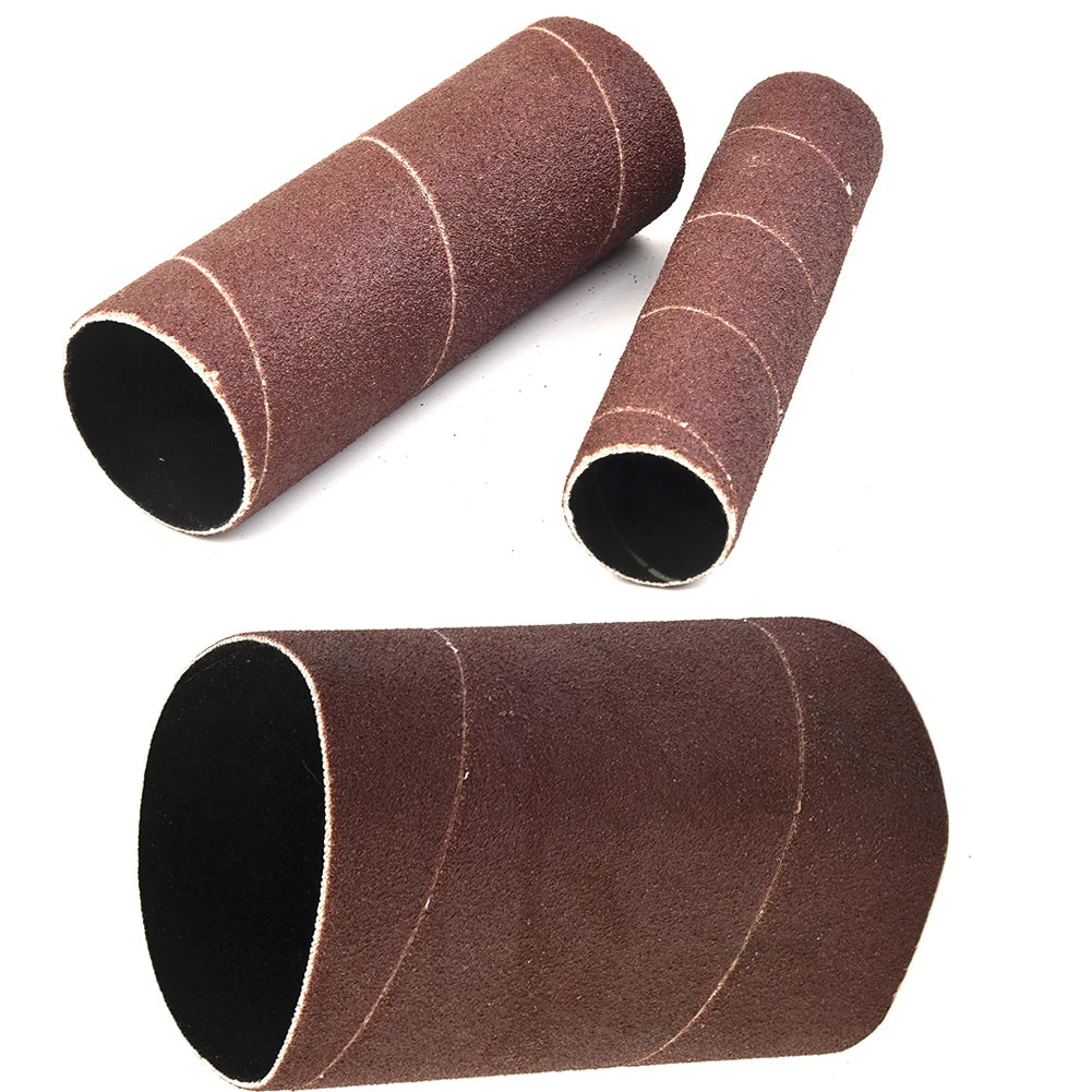 Sanding Drum Sleeves Paper Polishing Tool 80 150 240 Grit Spindle