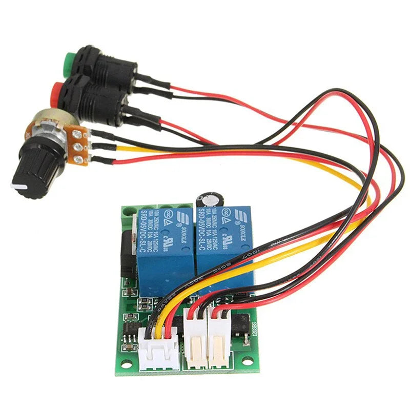 PWM DC Motor Speed Controller 6V–24V Forward Reverse Switch Motor Speed Controller Peaceful Pleasures Health and Wellness