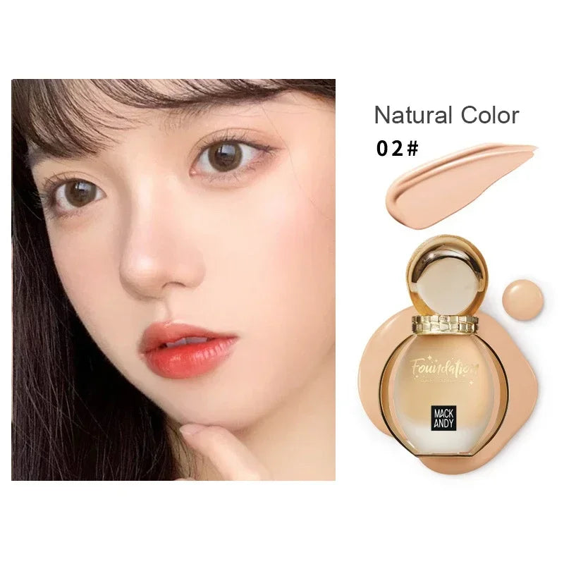 LUXURYTO 40ml Full Cover Liquid Foundation BB Cream Waterproof