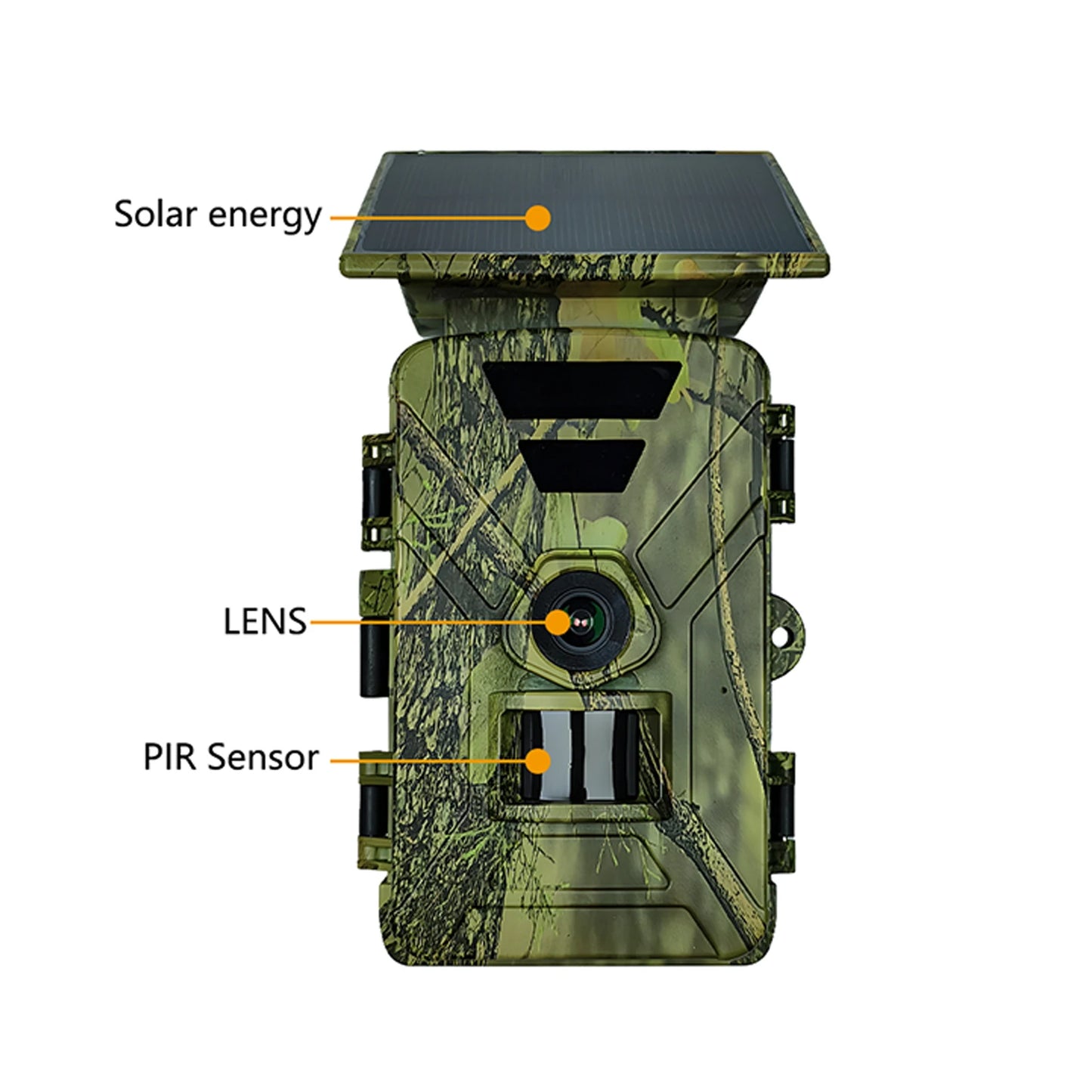 Wifi Hunting Camera Solar Trail 8K 60MP Wildlife IP66 Waterproof