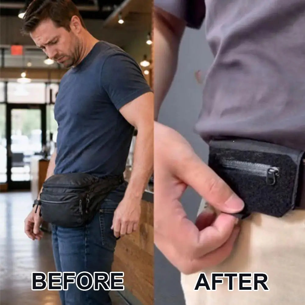 Slim Hidden Belt Wallet – Anti-Theft Travel Waist Pack