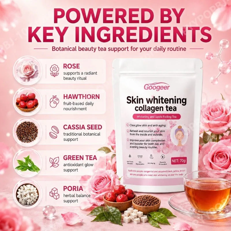 Rose Herbal Supplement – Hawthorn, Cassia & Poria Blend 70g