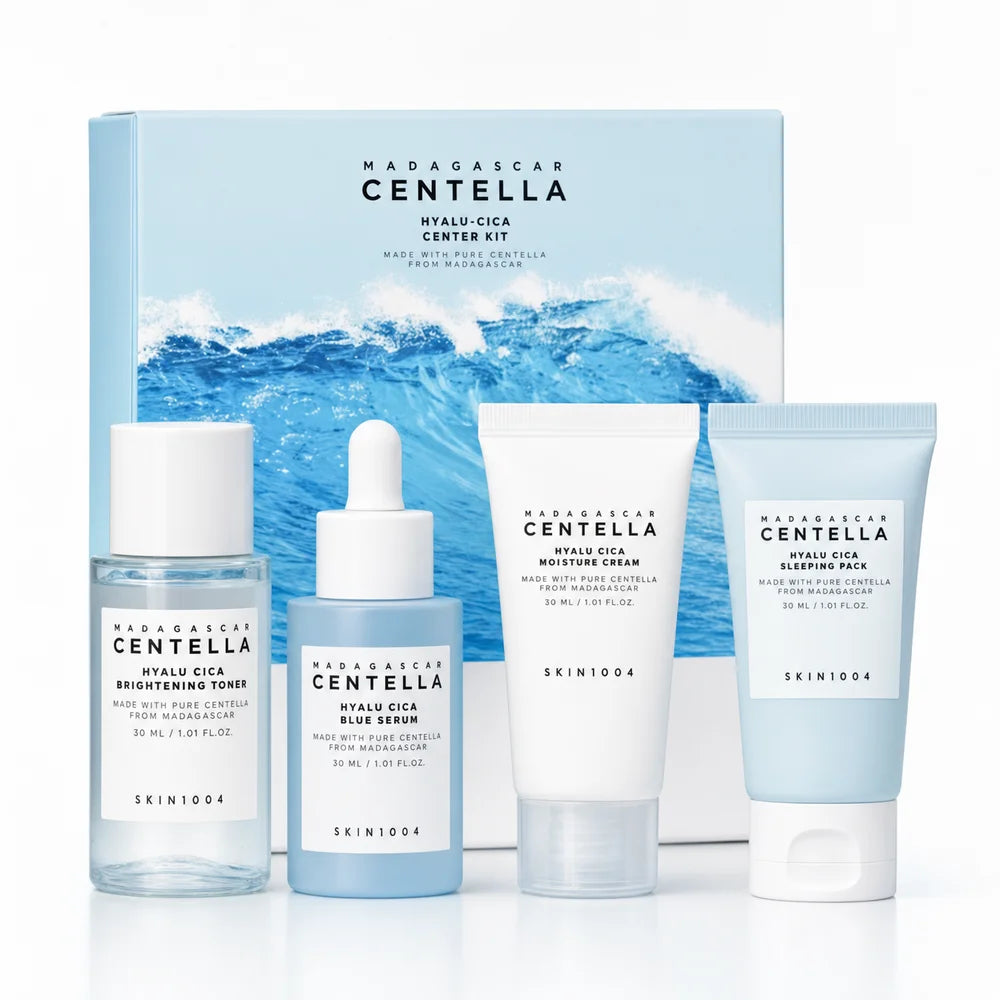 SKIN1004 Centella Hyalu-Cica & Poremizing Travel Kit 4pcs