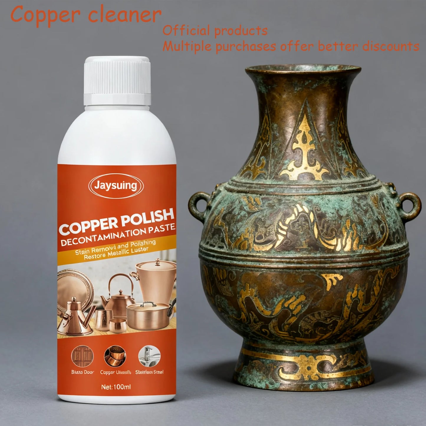 Copper & Brass Polish Paste – Rust & Tarnish Remover | Jaysuing