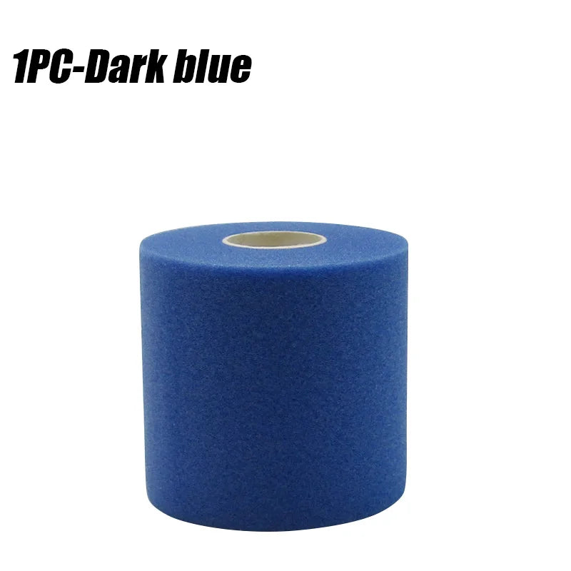 Sponge Bandage - 20m * 6cm Suitable For Sports Use,Wrapped Around Wrists,Headers,Ankles,Knees Sports Bandage Peaceful Pleasures Health and Wellness Dark Blue M