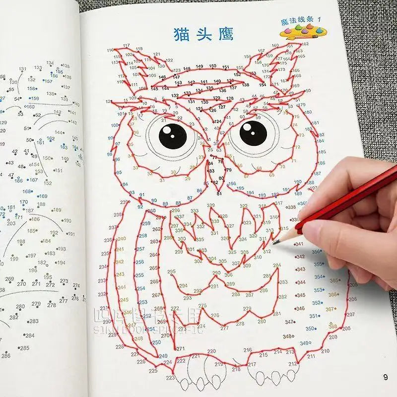 Magic Lines Tracing Workbook Pen Control Kids Painting Puzzle