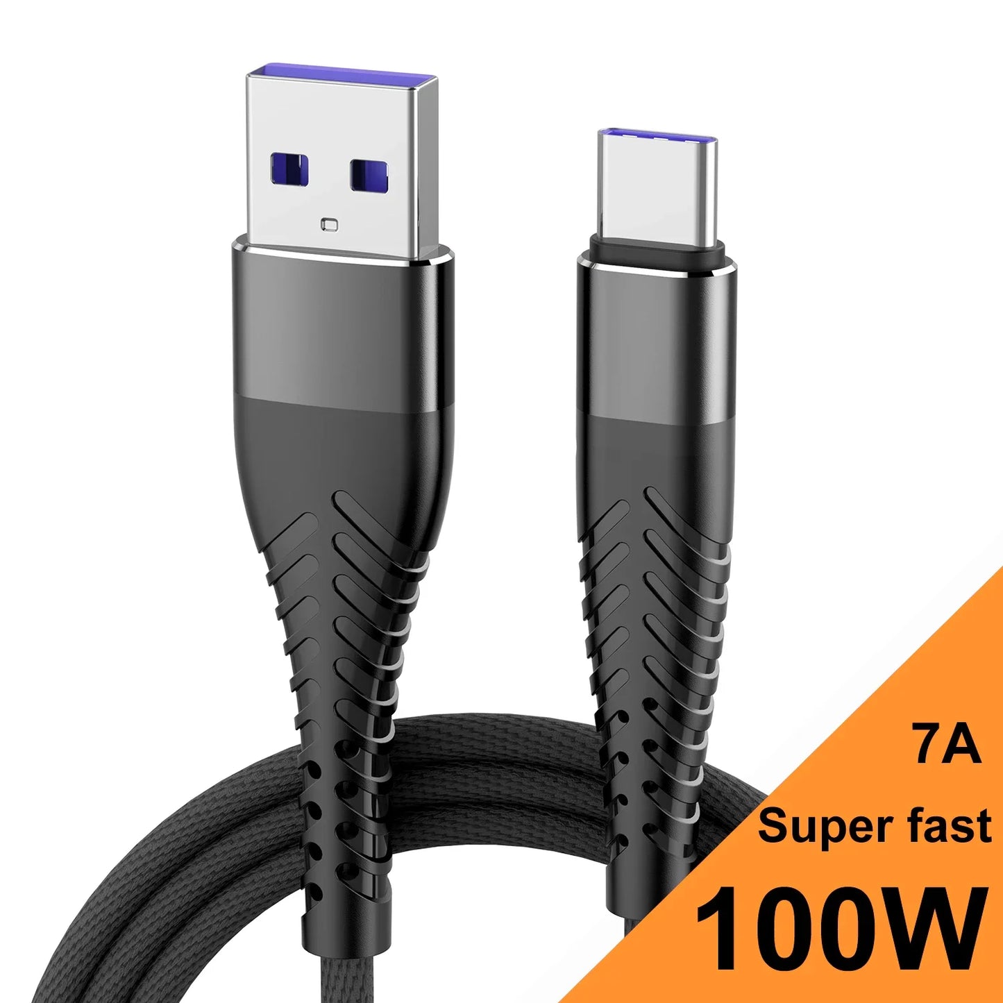 PD 100W USB-C Fast Charging Cable – iPhone 15 16 Samsung