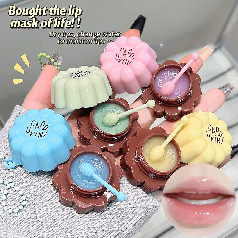 Cappuvini Macaron Fruit Lip Mask – Hydrating & Softening