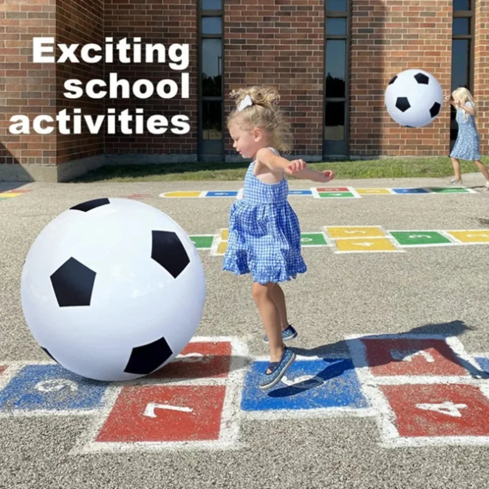 Inflatable Big Soccer Party Balloons Outdoor Toys Beach Balls Toy Balls Activity Props Kindergarten Game Sports Entertainment Peaceful Pleasures Health and Wellness