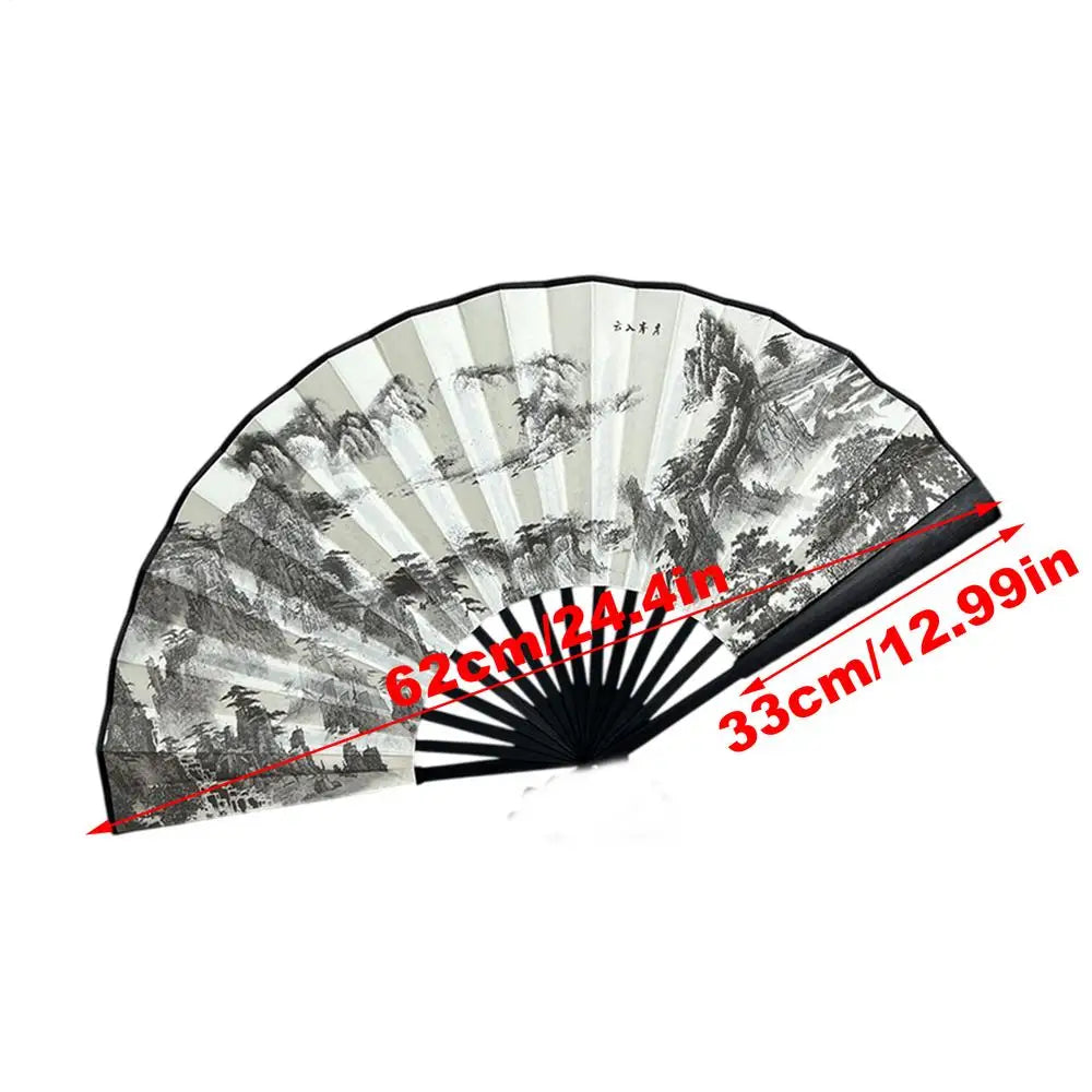 Folding Hand Fan Hand Held Chinese Folding Fan Creative Chinese Style Handheld Crafts Home Decor For Women Adults Kids Teens Peaceful Pleasures Health and Wellness WHITE China Mainland
