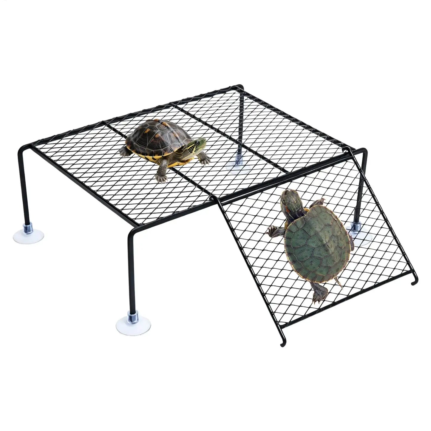 Suction Cup Turtle Basking Dock Rest Platforms Reptile Basking Area For Tortoise Terrapin Salamander Crab Aquarium Habitat Decor Peaceful Pleasures Health and Wellness